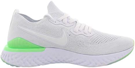 Nike Erkek Epic React Flyknit 2 Koşu Ayakkabısı Beyaz / Kireç Patlaması / Beyaz 8 M US