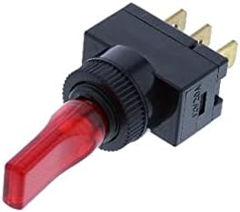 Anahtarı Bileşenleri KAMA GEÇİŞ OFF-ON kırmızı LED (50 Paketi)