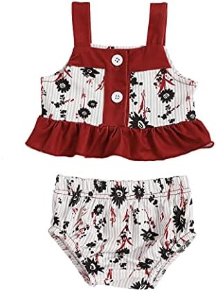 bilison Toddler Bebek Kız Giysileri Ekose Tank Top+Şort Bebek Bebek Kız Yaz Kıyafetler
