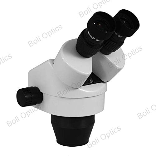 BoliOptics 7-45X Binoküler Zoom Stereo Mikroskop Kafası, Görüş Alanı 20mm Çalışma Mesafesi 100mm SZ05031121