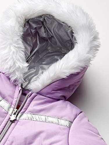 LONDRA SİS Kız Snowsuit ile Snowbib ve Kirpi Ceket