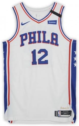 Tobias Harris Philadelphia 76ers Oyuncusu-2019-20 NBA Sezonundan 12 numaralı Beyaz Formayı Çıkardı - 50+4 Beden- NBA Maçında