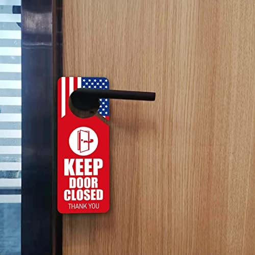 Ayakkabılarını Çıkar Kapı Tokmağı Askı İşareti Kapıyı Kapalı Tut Kapı İşareti Amerikan Bayrağı Tasarımı 3.35x 8.86 -Ev Ev Ofis