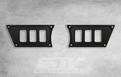 STVMotorsports Özel Alüminyum Siyah Dash Panel için Polaris RZR XP 1000 ile 6 Anahtarı Açıklıklar (hiçbir anahtarları Dahil)