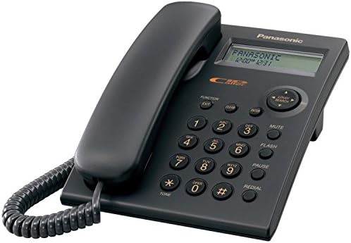 Arayan Kimlikli Panasonic KX-TSC11B Kablolu Telefon, Siyah