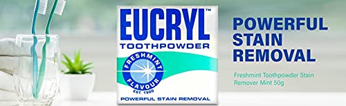 Eucryl Sigara İçenler Diş Tozu Freshmint Lezzet (50g) - 2'li Paket