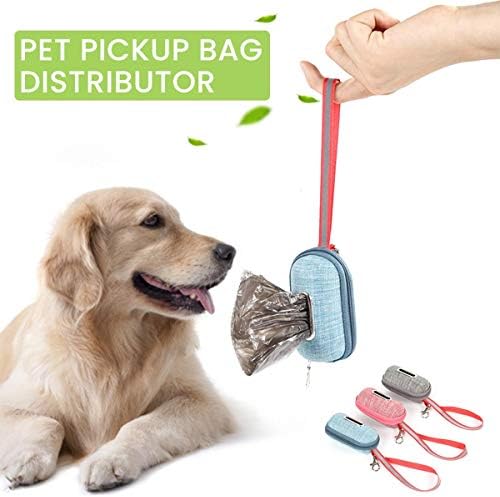 FANYUN Pick Up Kılıfı Pooper kaka poşetleri Dağıtıcı atık torbaları Tutucu Taşınabilir Kedi Pet Temizleme Köpek (Gri)