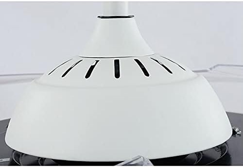 QIYHB uzaktan zamanlama LED 72 W tavan vantilatörü ile ışık akrilik maske tavan vantilatörü lamba 3 hızları görünmez tavan