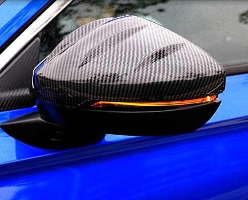 Karbon fiber 2 adet Araba Dikiz Aynası Kapağı Trim Için Honda Civic Sedan 2022-2023-2024