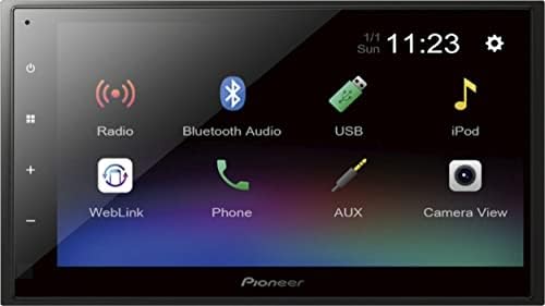 Pioneer MVH-300EX Çift Din Dijital Multimedya Video Alıcısı ile 7 WVGA Dokunmatik Ekran Dahili Bluetooth
