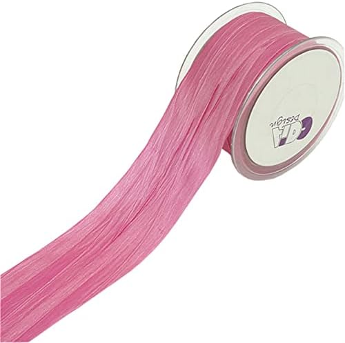 XAMMOEY Tül Rulo İpek Kıvrımlar Kurdela Düğün Parti Süslemeleri için Ambalaj Malzemeleri Hairbow Şerit 2 m lot 50mm Kumaş (Renk:
