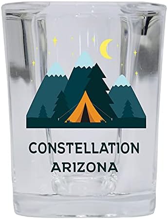 Constellation Arizona 2 Ons Kare Tabanlı Likör Atış Cam Çadır Tasarımı
