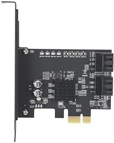 SATA 3.0 4 Port Genişletme Kartı PCI - E 4 6G Adaptör Kartı IPFS Sabit Disk Dönüştürme Kartı