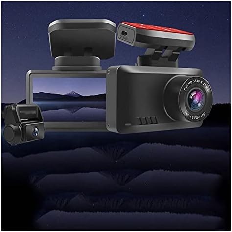 ZEFS -- ESD-Çizgi Kam Araba Kamera Dashcam 3840 * 2160 P 30FPS Ultra HD DVR Çift Lens Video Kaydedici Jest Fotoğraf GPS Tracker