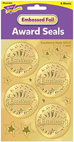 Trend Enterprises Excellence (Altın) Ödülü Mühürler Etiketler (T-74003), 8 Sayfa