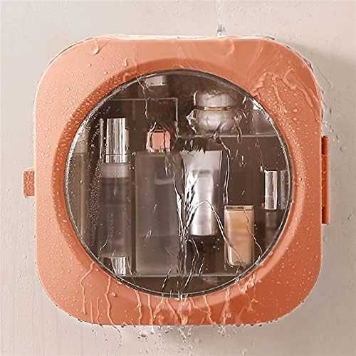 ZPEE Yatak Odası Tuvalet masası Duvara Monte Kozmetik saklama kutusu Perforasyon Ücretsiz Banyo Büyük Kapasiteli Cilt Bakım