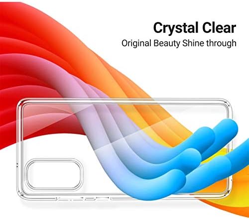 HHUAN Telefon Kılıfı için Xiaomi Poco F3 GT (6.67 inç), Temizle Anti-Sararma Yumuşak Silikon Koruyucu Kabuk Durumda, şok Emme