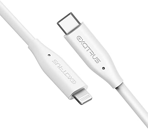 iPhone 12 Şarj Kablosu,USB C'den Yıldırım Kablosuna [Apple MFi Sertifikalı] iPhone 12/11 Pro / X/XS / XR/8 Plus / AirPods Pro
