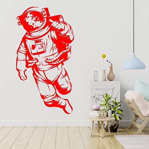 Sticker-Uzay Astronot Evren Çocuklar - Duvar Çıkartması Odası Başparmak Up-Astronot Duvar Çıkartmaları Dekor-Çıkarılabilir