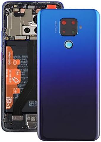 CHENZHIQIANG Onarım Yedek parça için Kamera Lens ile Büyük Pil Arka Kapak Huawei Mate 30 Lite (Renk: Yeşil)