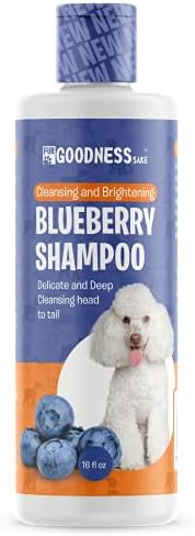 Pardösü Aydınlatmak ve Beyazlatmak için Köpekler ve Kediler için Yaban Mersini Şampuanı-Doğal Malzemelerle Beyazlatıcı Köpek