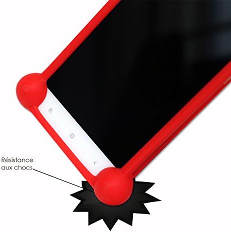 Samsung Galaxy J4 çekirdek kırmızı için Ph26 darbeye dayanıklı silikon tampon durumda