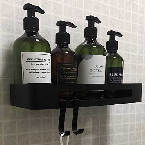 Duş Caddy Banyo Rafı, Duvara Monte SUS304 Yapışkanlı Paslanmaz Duş Rafı (Sondaj Yok), Tuvalet,Şampuan, Yurt ve Mutfak için