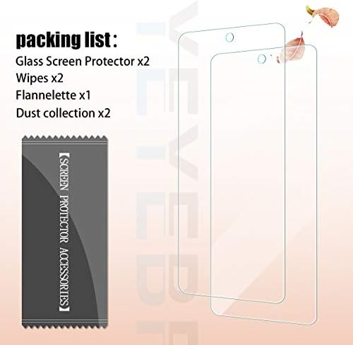 YEYEBF tarafından Galaxy A72 / A71 HD Temizle Temperli Cam Ekran Koruyucu, [2 Paket] [3D Cam] [Parlama Önleyici] [Kabarcıksız]