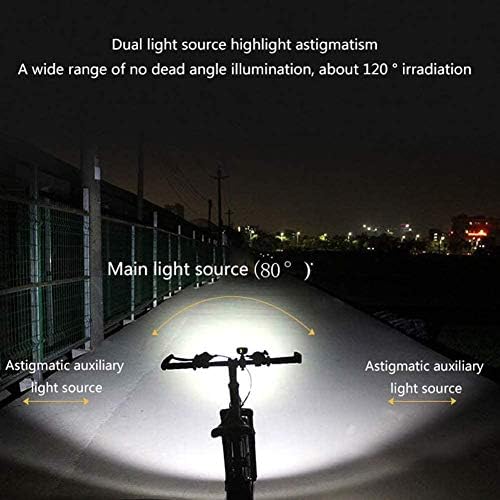 WZM Arka Bisiklet ışık Farlar T6 Vurgulamak USB şarj IP65 su geçirmez dağ bisikleti ışık, kurulumu kolay, gece sürme ışık için