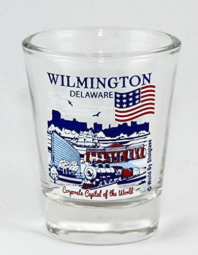Wilmington Delaware Büyük Amerikan Şehirleri Koleksiyonu Shot Glass