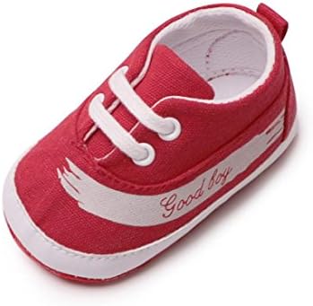 KONFA Yürüyor Bebek Bebek Kız Erkek Yuvarlak Ayak Sneaker, 0-18 Ay için, Çocuklar Prewalker Dantel-up Beşik Ayakkabı