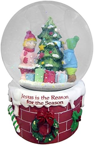 İsa Mevsimin Sebebidir Noel Tatili Kar Küresi