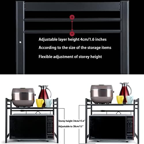 pratik Genişletilebilir Metal Mutfak Raf Tek Katmanlı Tezgah Ayarlanabilir Organizatör Mutfak Depolama Raf Standı Mikrodalga