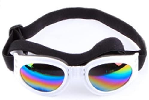 Genel TCImport Köpek Gözlükleri, UV Koruma Rüzgar Geçirmez Güneş Gözlüğü Ayarlanabilir, Göz Aşınması Su Geçirmez, Toz Kaçağı