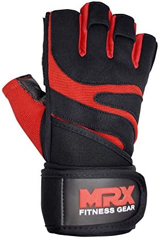 MRX halter eldiveni Erkekler için egzersiz eldivenleri Erkek Bilek Desteği kaldırma eldivenleri Erkek spor eldivenleri / Egzersiz