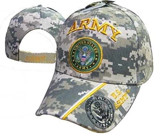 Infinity Superstore Ordu Gölge Amblem Camo Kap ABD Ordusu Lisanslı Şapka 403B