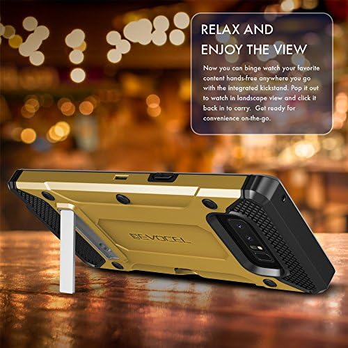 Evocel Galaxy Not 8 Kılıf, [Explorer Serisi Pro] Premium Çift Katmanlı Kredi Kartı Kılıfı için Manyetik Kickstand ile Samsung