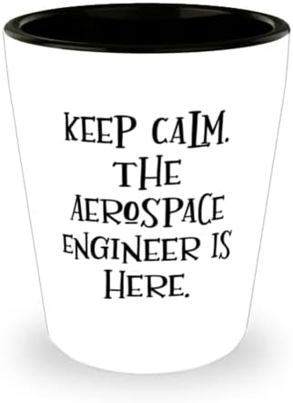 Havalı Havacılık mühendisi Hediyeleri, Sakin Ol. Havacılık Mühendisi Burada, Arkadaşlarından Eğlenceli Noel Atış Camı