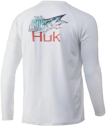 HUK erkek Vc Pursuit Uzun Kollu Güneş Koruyucu Balıkçılık Gömlek