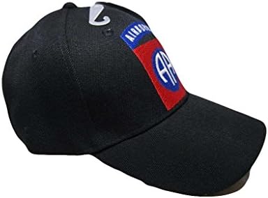 RFCO Ordusu ABD 82. Havadan Amerika Onur Muhafızı Siyah Beyzbol Şapkası Topu Şapkası