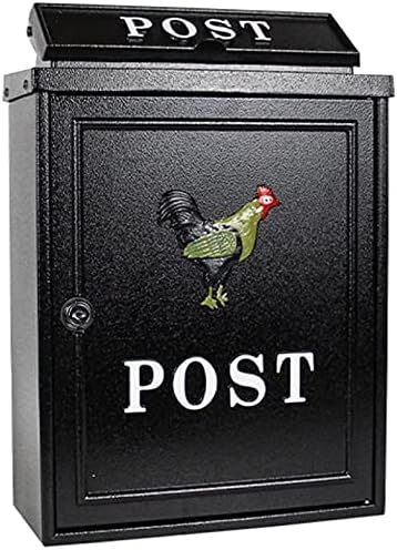 Posta kutuları Retro Villa Posta Kutusu Yaratıcı Posta Kutusu Kilitli Kırsal Açık Duvara Monte Yağmur Geçirmez Posta Kutusu
