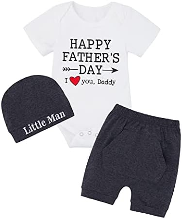 Bebek Erkek Bebek için Babalar Günü Kıyafetleri İlk Babalar Günü Kıyafetleri