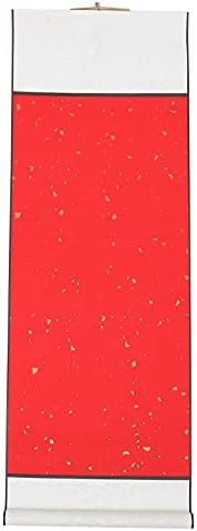 Wakauto Boş Asılı Kaydırma Kırmızı Çin Pirinç kağıdı Xuan Kağıt Sanat Duvar Montaj Scrolls Boyama Malzemeleri Aracı Sumie Kaligrafi