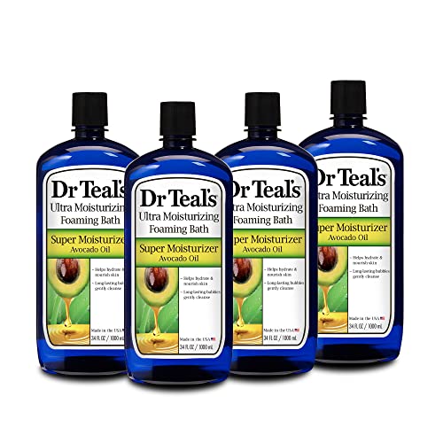Dr. Teal'in Avokado Yağı ile Ultra Nemlendirici Köpük Banyosu, 34 Sıvı Ons
