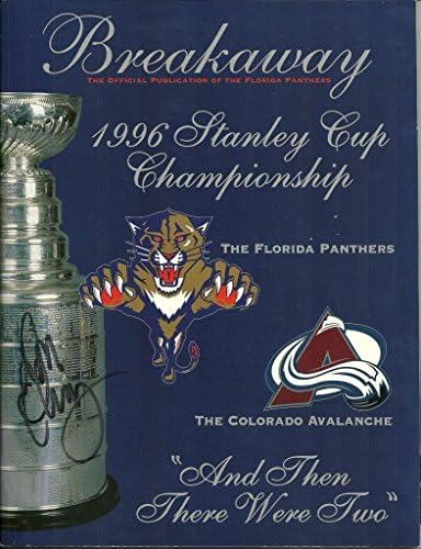 Don Cherry Florida Panthers, Biletsiz Otomatik Hırıltı Programı İmzaladı-İmzalı NHL Dergileri