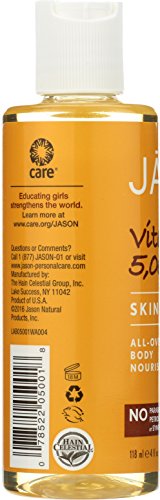 JASON E Vitamini 5.000 IU Tüm Vücut Besleyici Yağ, 4 oz. (3'lü Paket) (Ambalaj Değişebilir)
