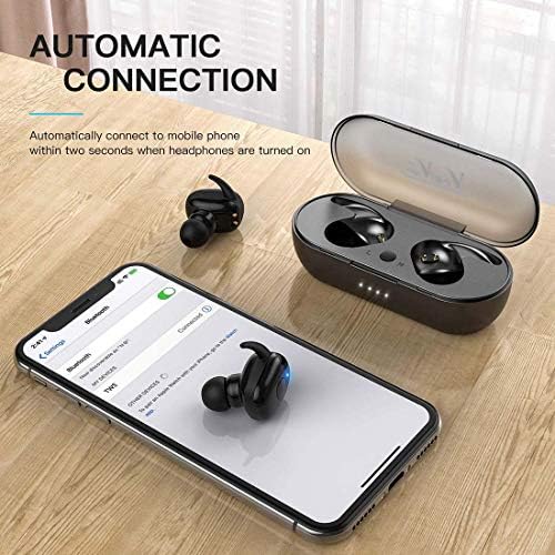 Vealvion kablosuz Kulaklıklar Bluetooth 5.0 Bluetooth Kulaklıklar IPX5 Dahili Mic Derin Bas ile Kulak içi Kulaklık Hi-Fi Ses