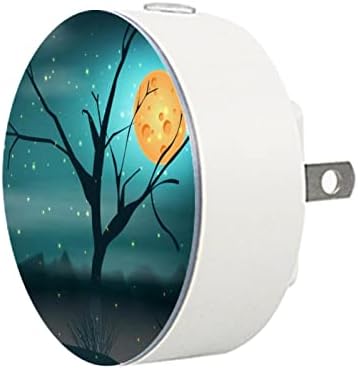 2 Paket Plug-in Gece Lambası LED Gece Lambası Ağacı Gece Alacakaranlıktan Şafağa Sensörlü Çocuk Odası, Kreş, Mutfak, Koridor