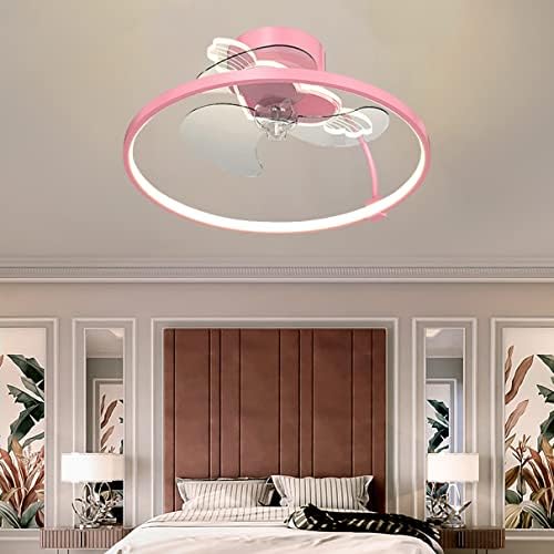 ATEEZ tavan vantilatörü ışıkları ile Çocuklar LED Dim 3 hızları Fan tavan aydınlatma uzaktan kumanda ile Modern yatak odası