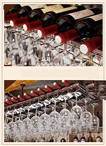 LXYYY şarap rafı Tavan Asılı şarap şişesi Tutucu Şarap Asılı şarap kadehi Tutucu, şarap kadehi Tutucu, şarap rafı Dekorasyon,